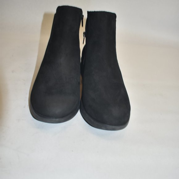 Mephisto Soria 1 Black Nubuck Leather Ankle Bootie Size 8.5 US - Picture 8 of 10